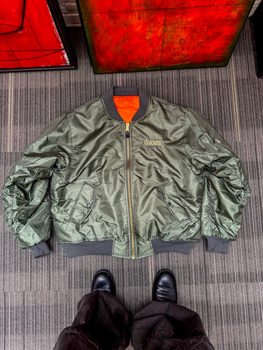 golden bomber jacket